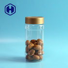 ขวด PET Jar ขนาด 1000 มล. สกรูเกลียวทองด้านบนขนมขบเคี้ยวเมล็ดกาแฟโปร่งใส