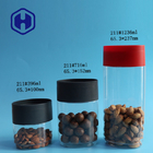 FDA 396ml ผลไม้แห้งบรรจุเมล็ดพืช PET สามารถกำหนดเอง Jar พลาสติกลูกอม