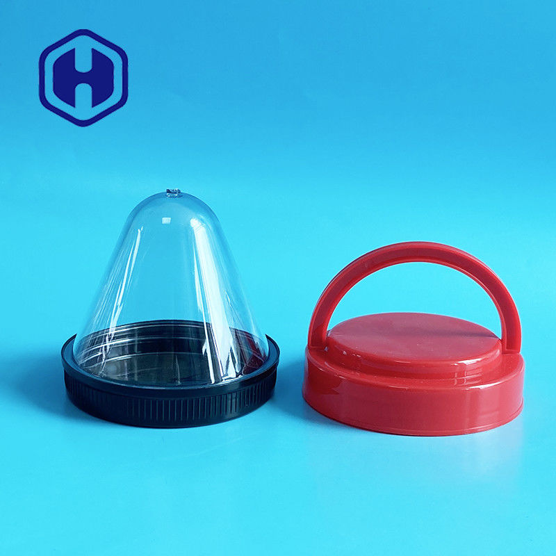 กระป๋อง PET ขนาด 550 มิลลิลิตร ขนาดที่กําหนดเอง รูปคอ 87 มิลลิเมตร ปากกว้าง