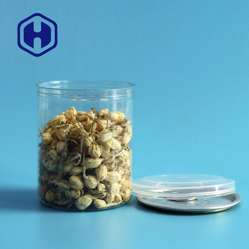 กระป๋อง PET ที่กําหนดเอง พร้อมกระป๋องใส สําหรับเก็บซอส เครื่องปรุงรส หรืออาหารแห้ง