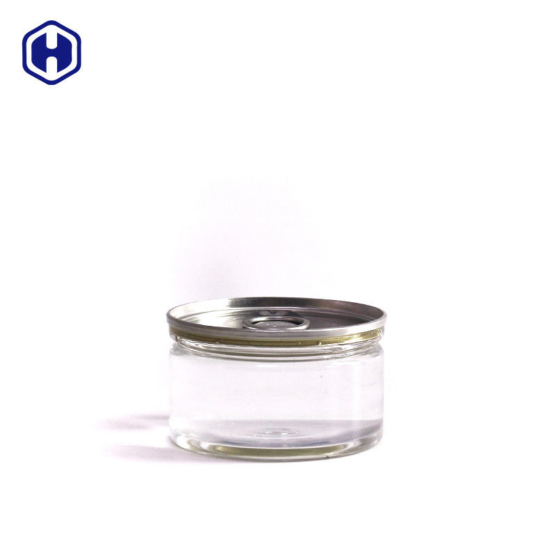 หุ้มกันอากาศ กันการรั่วโปร่ง Pet เปิดง่ายกระป๋องพลาสติก / Pet เปิดง่ายกระป๋องสําหรับซอส