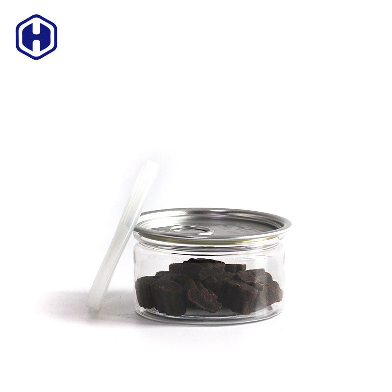 หุ้มกันอากาศ กันการรั่วโปร่ง Pet เปิดง่ายกระป๋องพลาสติก / Pet เปิดง่ายกระป๋องสําหรับซอส