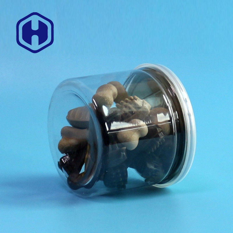 กระป๋องพลาสติก PET ที่โปร่งใส พร้อมปลายเปิดง่าย สําหรับซอสอาหารแห้งและเครื่องเทศ