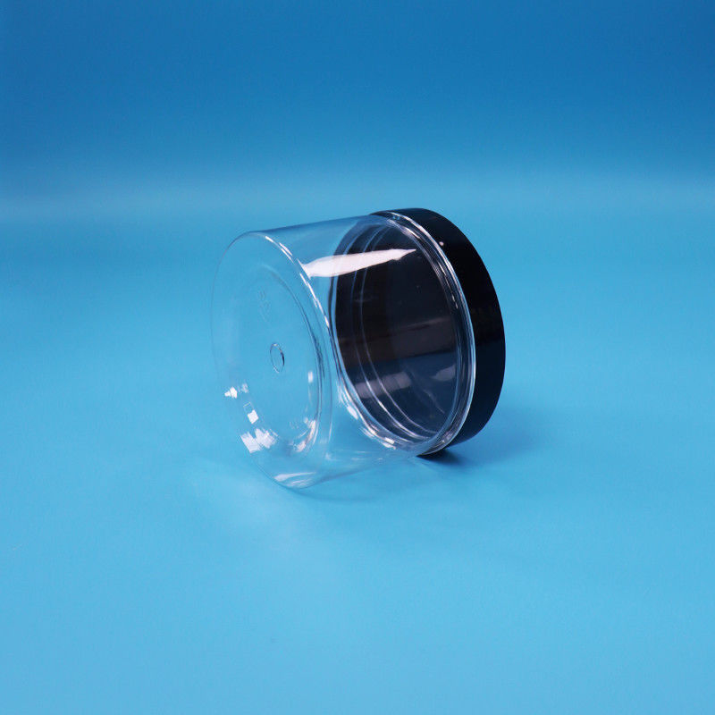 ใสกลมปากรูปร่าง PET กระปุกพลาสติกสําหรับเมล็ดชาดํา ของเล่นของขวัญ Candy Cooike