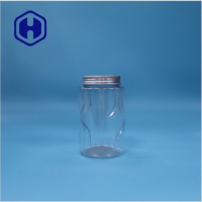 รอบรูปใสเนื้อเพ็ทเห็ดเห็ดหวานน้ําตาลอาหารเด็ก jar อลูมิเนียม หมวกบน
