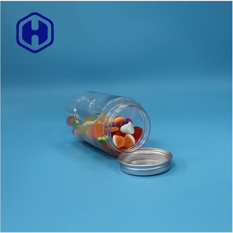 รอบรูปใสเนื้อเพ็ทเห็ดเห็ดหวานน้ําตาลอาหารเด็ก jar อลูมิเนียม หมวกบน
