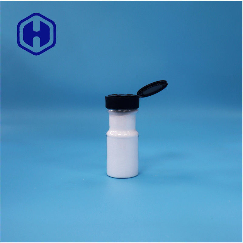 ใสกลม พลาสติกเกลือ ข้าวโพด มะเขือเทศ อาหารเกรด เครื่องเทศ กระปุก Flip Top Cap