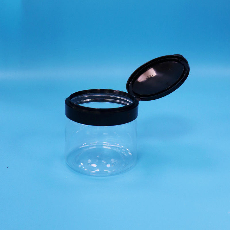 เกรดอาหารโปร่ง ขนาดเล็กกลม พลาสติกจานเก็บอาหาร พลาสติกสกรู หมวกบน