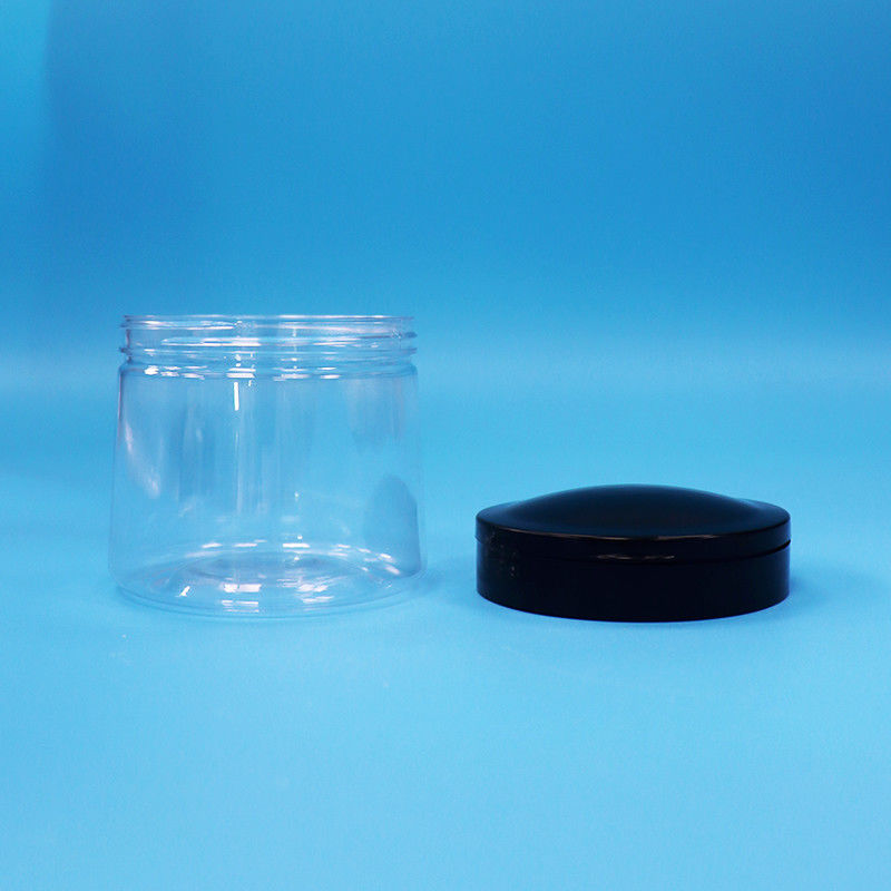 เกรดอาหารโปร่ง ขนาดเล็กกลม พลาสติกจานเก็บอาหาร พลาสติกสกรู หมวกบน