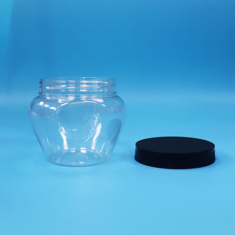 รูปทรงพิเศษ ใส ปิดพลาสติก PET ของหวาน อาหารกระปุกขนมกระปุกกระปุกกระปุกพลาสติก