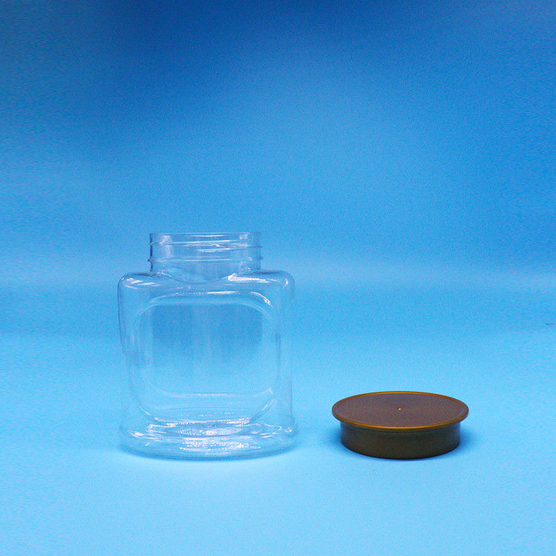 คอนเดย์คลาร์ค คูสติก ข้างว่าง แอร์เท็ทเน็ต PET เกรดอาหาร กระปุกพลาสติก กล่องสกรูสําหรับอาหาร