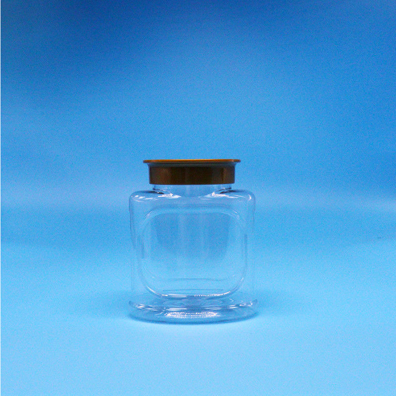 คอนเดย์คลาร์ค คูสติก ข้างว่าง แอร์เท็ทเน็ต PET เกรดอาหาร กระปุกพลาสติก กล่องสกรูสําหรับอาหาร