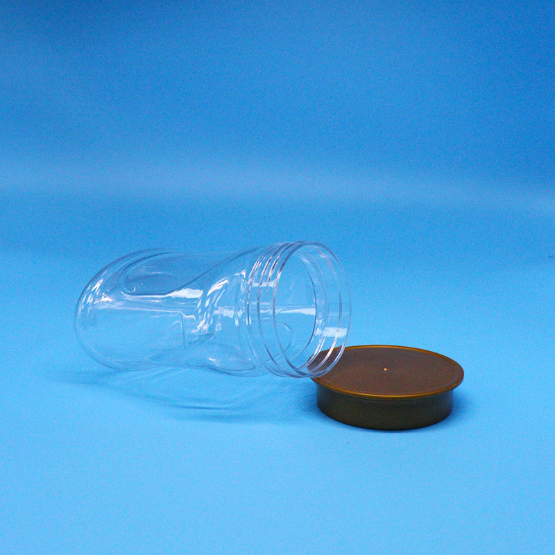 คอนเดย์คลาร์ค คูสติก ข้างว่าง แอร์เท็ทเน็ต PET เกรดอาหาร กระปุกพลาสติก กล่องสกรูสําหรับอาหาร