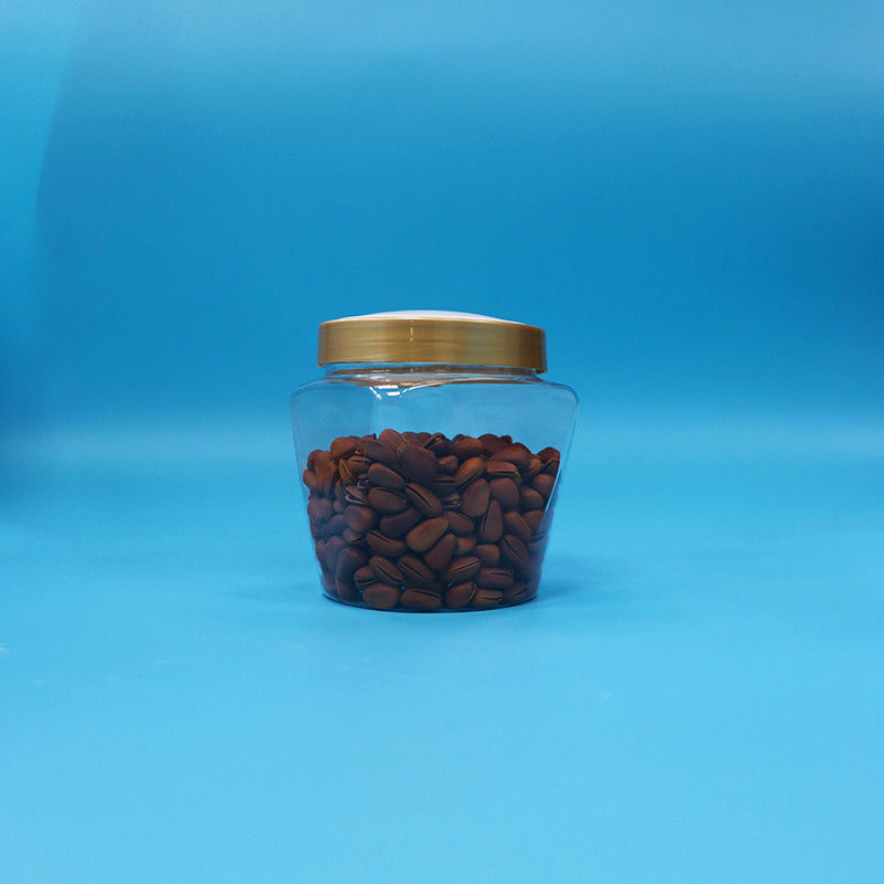 พลาสติก PET เกรดอาหาร ปากกว้าง กระปุกขนมหวานโปร่งใส