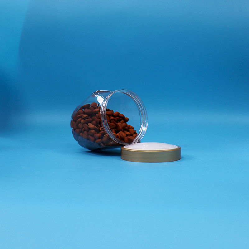 พลาสติก PET เกรดอาหาร ปากกว้าง กระปุกขนมหวานโปร่งใส