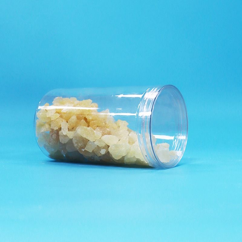 ขวดโหลพลาสติก PET ใส ฝาเกลียวใส ทรงกลม ปราศจากสาร BPA สำหรับใส่ขนม คุกกี้ ถั่ว
