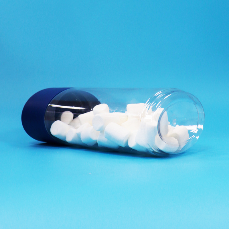 โถพลาสติกใสรูปไข่สำหรับอาหาร เกรด PET สำหรับคุกกี้ ถั่ว ขนม พร้อมฝาปิดกันการงัดแงะ