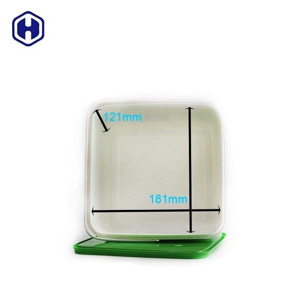 3000ML IML Tubs ป้องกันการรั่วบรรจุภัณฑ์คุกกี้แบบกำหนดเอง L19.5 * W19.5 * H12.5 ซม