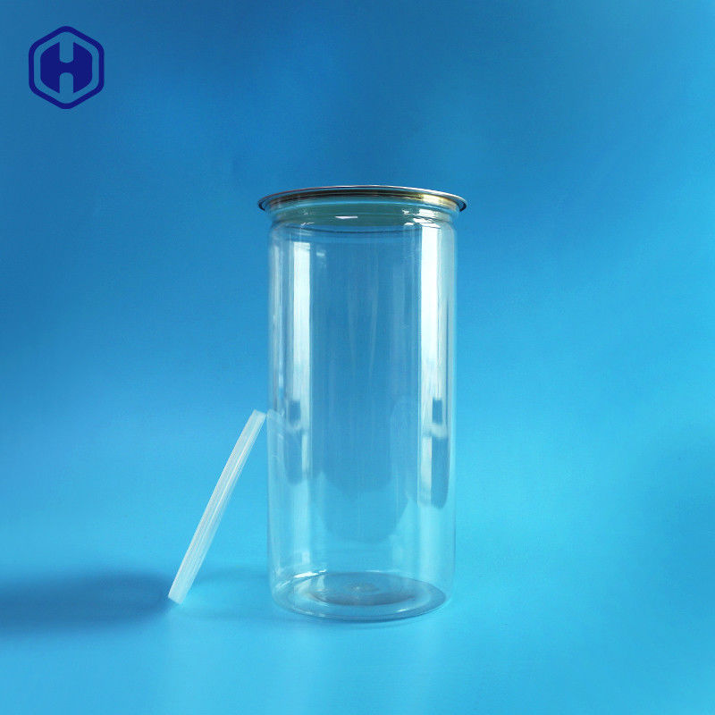 ฝาอลูมิเนียมใสกระป๋องพลาสติกยาวสูง 1380ml 401# บรรจุภัณฑ์ข้าวโพดป๊อป