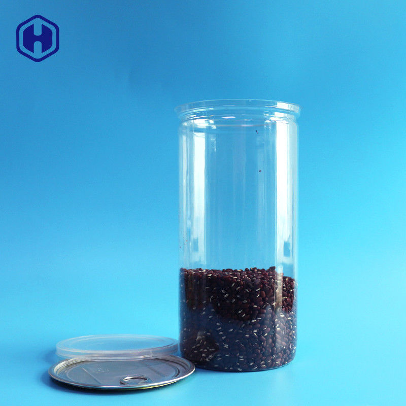 ฝาอลูมิเนียมใสกระป๋องพลาสติกยาวสูง 1380ml 401# บรรจุภัณฑ์ข้าวโพดป๊อป