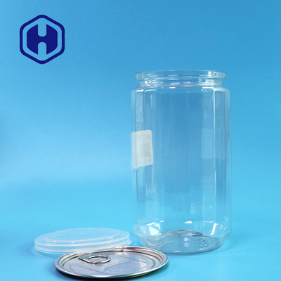 Airtight 307 # 930ml บรรจุภัณฑ์กระป๋องพลาสติกใสสำหรับแป้งอัลมอนด์ออร์แกนิก