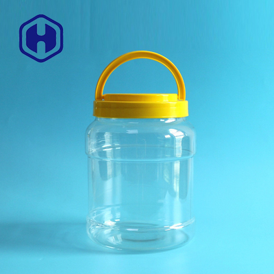 ปากขวดกว้างขนมดองขวดพลาสติกขนาดใหญ่ที่มีฝาปิด 80.5oz Bpa ฟรีเกรดอาหาร