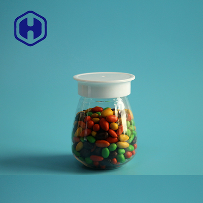 ขวด PET ปลอดภัยสำหรับอาหาร 3oz Sweets Chocolate Beans ลูกอมเครื่องเทศบรรจุภัณฑ์ขนาดเล็ก 100ml