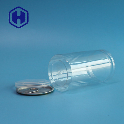 410ml 211 # Easy Open Empty พลาสติกใสสำหรับสัตว์เลี้ยง Can For Food Leak Proof