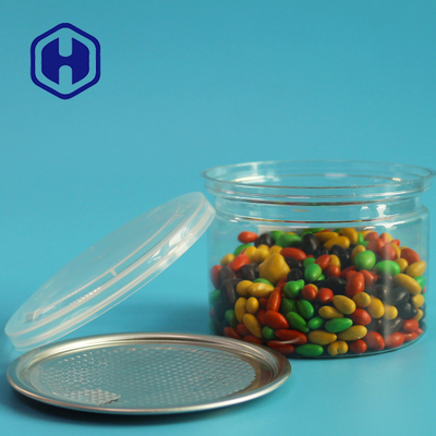 Cat Dog Treat Biscuits Plastic Easy Open Cans With Pet Food Round 250ml สูง 60mm