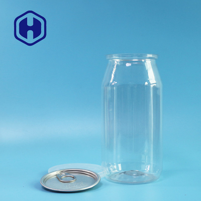 211# 720ml พลาสติก PET สุญญากาศสามารถบรรจุภัณฑ์เครื่องเทศพร้อมฝา PE ปลายเปิดง่าย