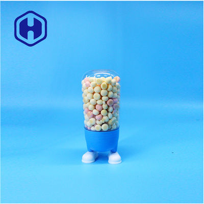 การ์ตูนรูปทรงเด็ก-มิตร PET โลลลี่ปอป แคนดี้ ขนมหวาน Cookies กระปุก Fancy Screw Lid