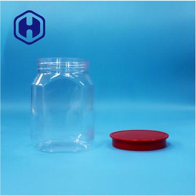กระปุกพลาสติกรูปทรงเฉพาะเจาะจง Hexagon กระปุกพริก ของหวานกระปุกอาหารเด็ก