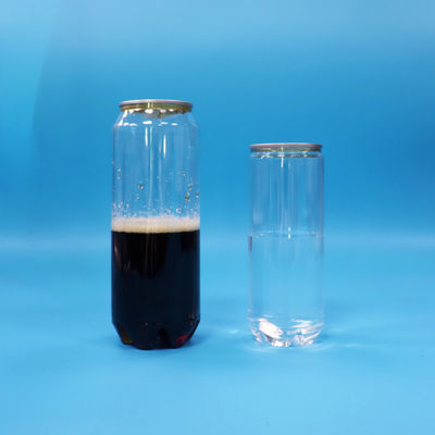 ปิดเปลือกโปร่ง PET น้ําดื่มโซดา กระป๋องเปิดง่าย หมวกอลูมิเนียม 500ml 330ml