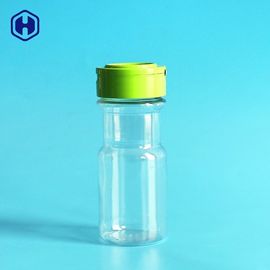 ขวดเครื่องเทศผงใส Sifter หมวกอากาศแน่นขวดพลาสติกเครื่องเทศ