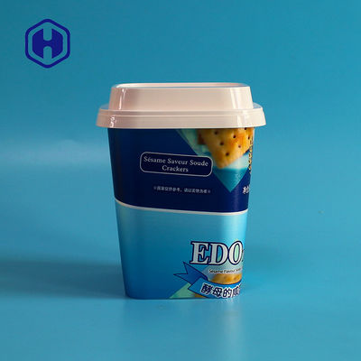ถ้วยบะหมี่กึ่งสำเร็จรูปสี่เหลี่ยม 650 มล. พลาสติก PP Disposable Box