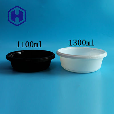 ภาชนะเก็บอาหารพลาสติกทรงกลมขนาด 37oz 44oz 51oz ที่วางซ้อนกันได้