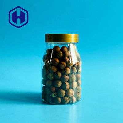 บรรจุภัณฑ์บิสกิตทิ้งขวด PET Jar 16oz 470ml เปล่าทิ้ง