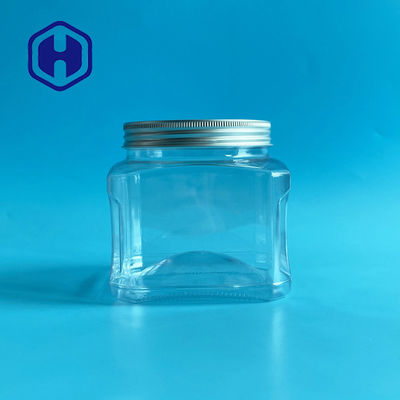 1260ml 43oz พลาสติก PET Canisters ฝาอลูมิเนียมสำหรับ Oat Meal Nut Meat