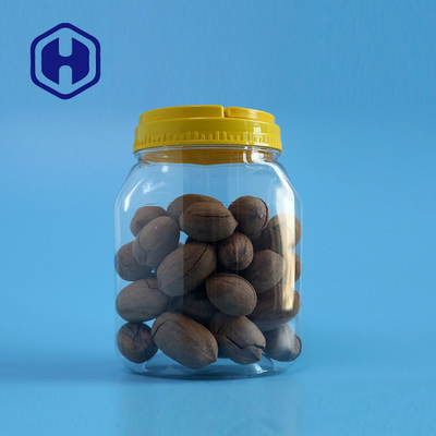 830ml ถั่วลิสงเม็ดมะม่วงหิมพานต์ขวดพลาสติกแน่นพร้อมฝาเกลียวใส Food Grade