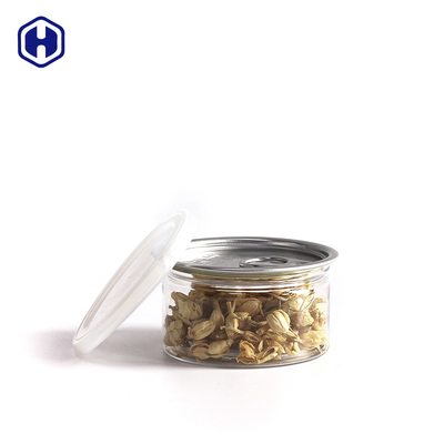 100ml 3.5g กระป๋องพลาสติกใสสมุนไพรแห้ง EOE 211 # 38mm ความสูง PET Tuna Can