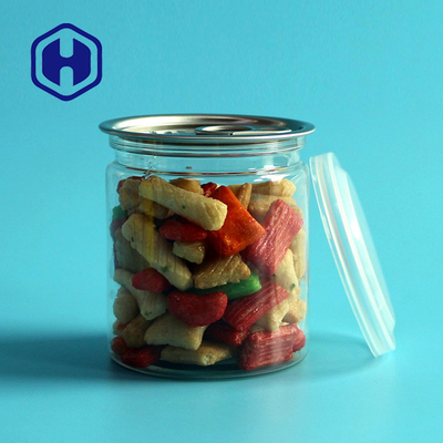 250ml 211 8.5oz กระป๋องพลาสติกใสใสหมูแห้งเนื้อ Jerky บรรจุภัณฑ์