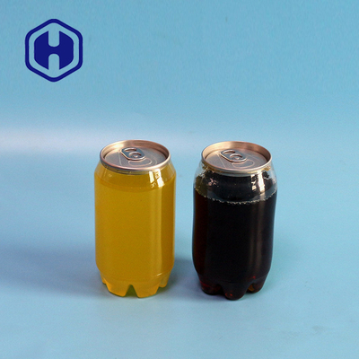 330ml 350ml 500ml กระป๋องพลาสติกใสสำหรับเครื่องดื่มโซดาอัดลม
