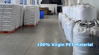 วัตถุดิบ PET บริสุทธิ์ 100% | วัสดุบรรจุภัณฑ์เกรดอาหารพร้อมใบรับรอง FSSC22000