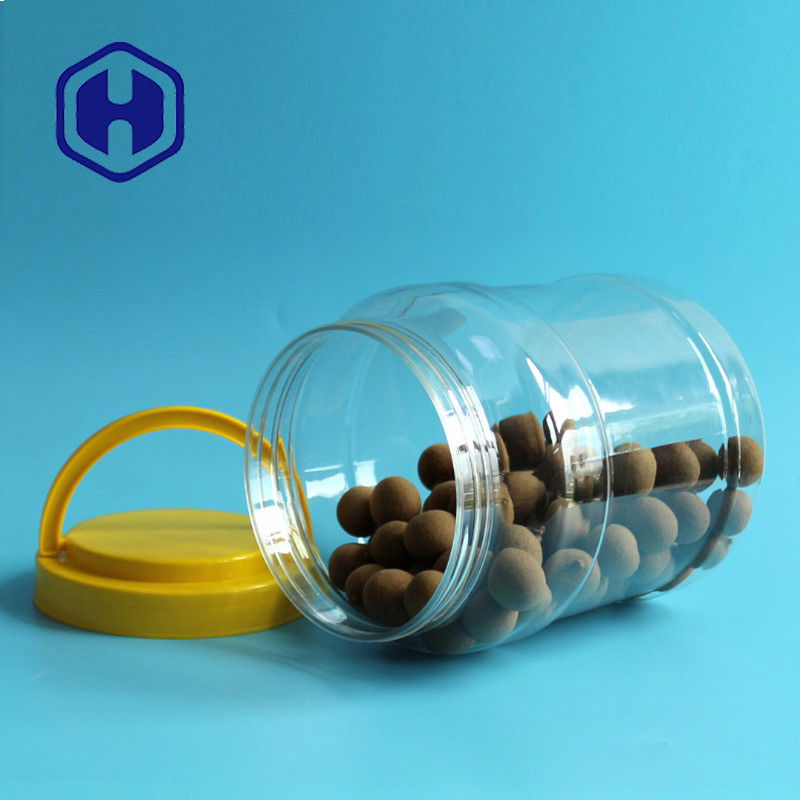 ปากขวดกว้างขนมดองขวดพลาสติกขนาดใหญ่ที่มีฝาปิด 80.5oz Bpa ฟรีเกรดอาหาร