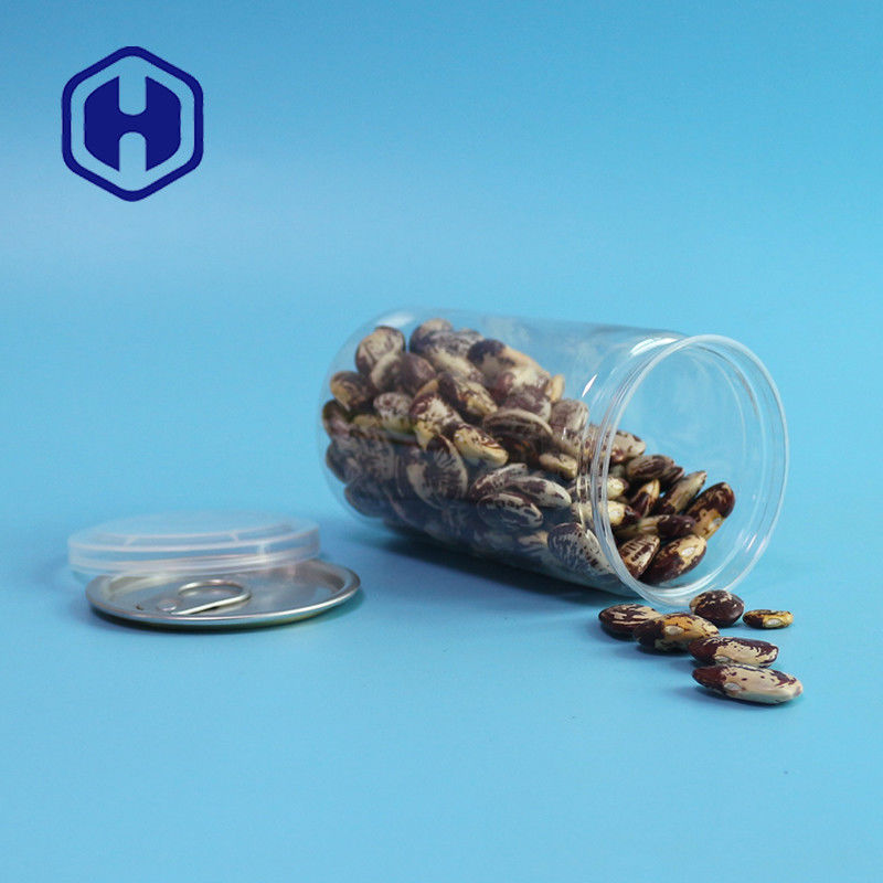 410ml 211 # Easy Open Empty พลาสติกใสสำหรับสัตว์เลี้ยง Can For Food Leak Proof