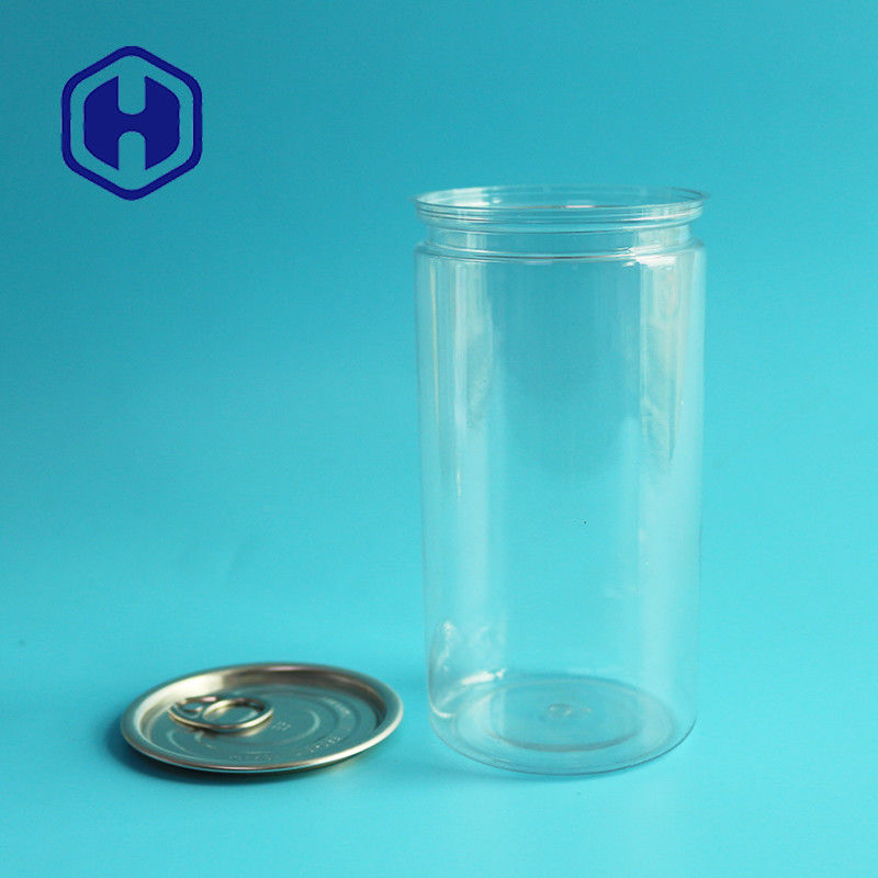 Bpa ฟรี PET 418ml เปล่าสามารถเปิดท้ายแบบบางได้สำหรับบรรจุอาหาร