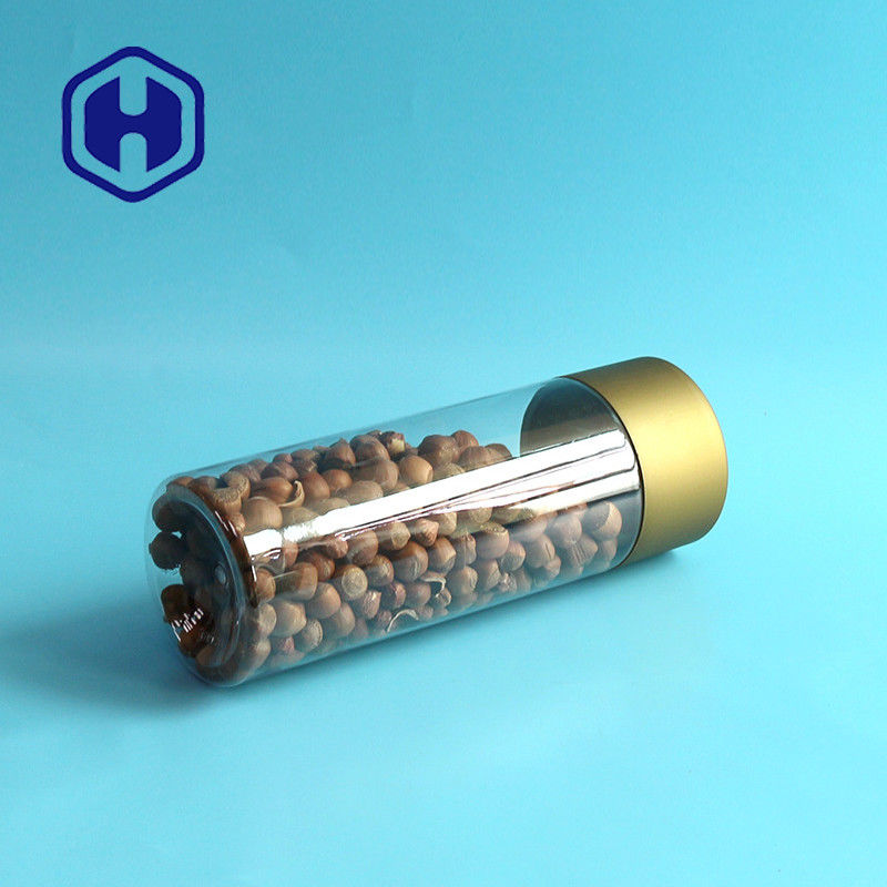 บรรจุภัณฑ์ขวดพลาสติกฝากลมปลอดสารบีพีเอสำหรับป๊อปคอร์นดรายฟรุยส์ 1136มล