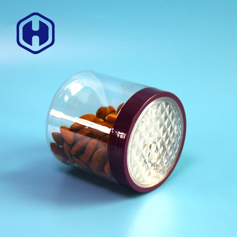 12.8oz 305 # เม็ดมะม่วงหิมพานต์ PET สุญญากาศสามารถเปิดบรรจุภัณฑ์พลาสติกได้ง่ายด้วยฝาเกลียว