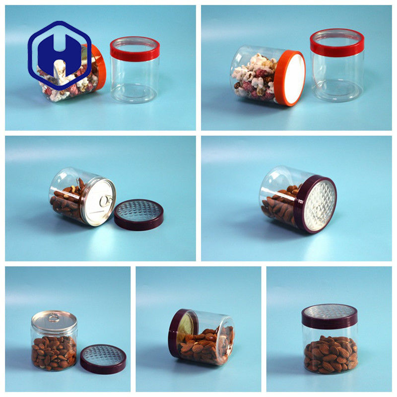 12.8oz 305 # เม็ดมะม่วงหิมพานต์ PET สุญญากาศสามารถเปิดบรรจุภัณฑ์พลาสติกได้ง่ายด้วยฝาเกลียว