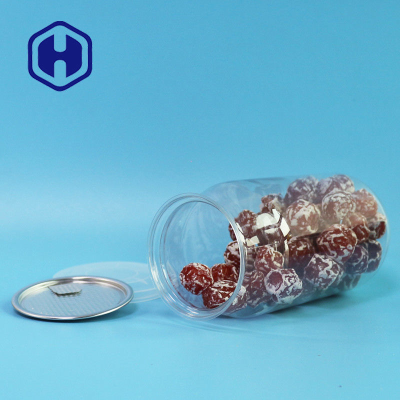 211# 720ml พลาสติก PET สุญญากาศสามารถบรรจุภัณฑ์เครื่องเทศพร้อมฝา PE ปลายเปิดง่าย